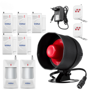 Wireless Security Alarm System Kit with Siren Horn